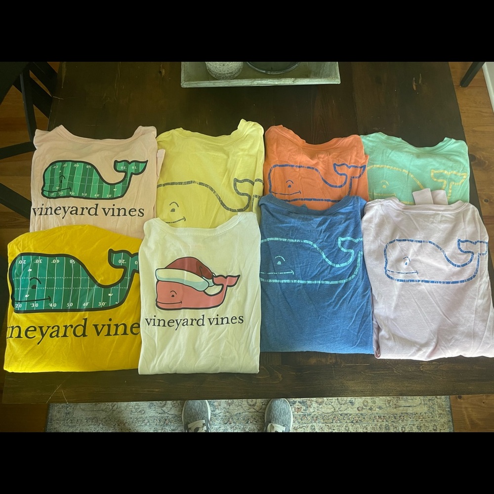 Pink football-women S, Yellow football-men XS, Yellow -men XS, Santa -girls L 14